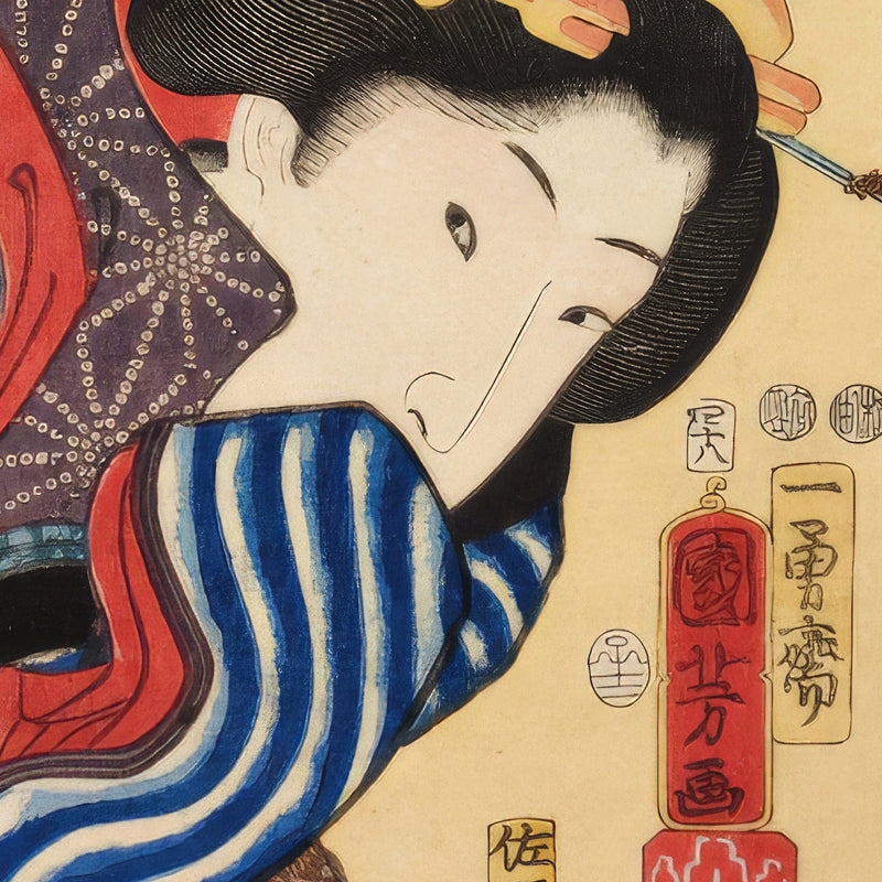 5th image: Japanese Ukiyo-e Art Poster Ukiyo-e Giclée - Utagawa Kuniyoshi , - | 50295-001