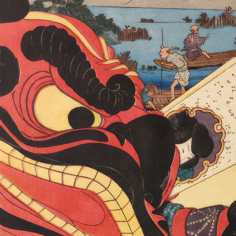 6th image: Japanese Ukiyo-e Art Poster Ukiyo-e Giclée - Utagawa Kuniyoshi , - | 50295-001