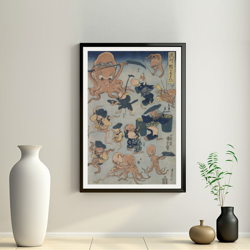 2nd image: Japanese Ukiyo-e Art Poster Ukiyo-e Giclée - Utagawa Kuniyoshi , - | 50301-001