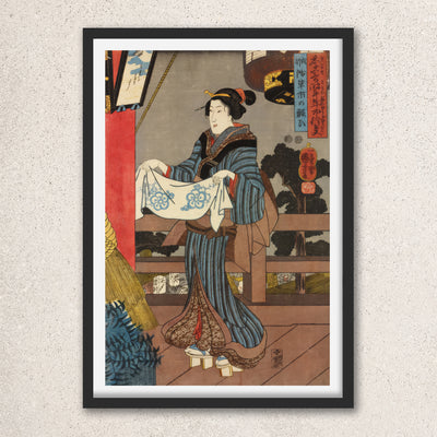 Main image: Japanese Ukiyo-e Art Poster Ukiyo-e Giclée - Utagawa Kuniyoshi , - | 50308-001