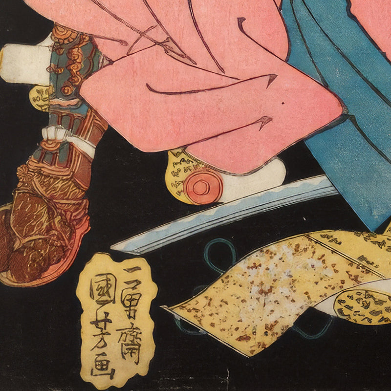 6th image: Japanese Ukiyo-e Art Poster Ukiyo-e Giclée - Utagawa Kuniyoshi , - | 50311-001