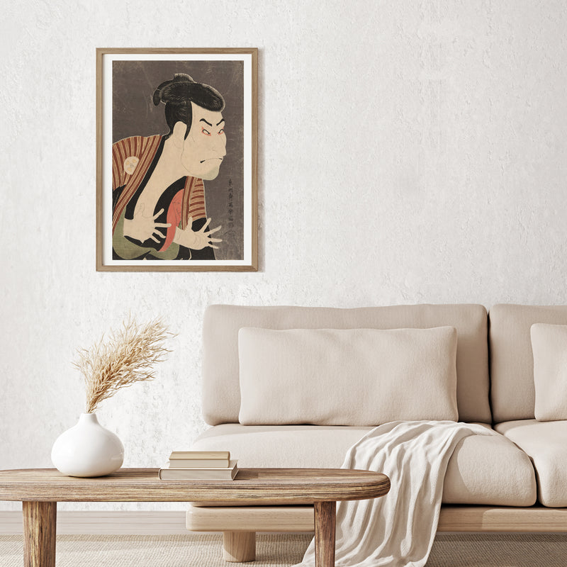 3nd image: Japanese Ukiyo-e Art Poster Ukiyo-e Giclée - Tōshūsai Sharaku , - | 50320-001