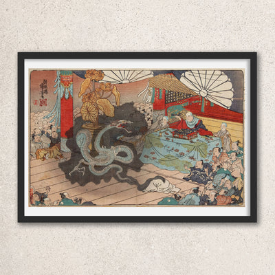 Main image: Japanese Ukiyo-e Art Poster Ukiyo-e Giclée - Utagawa Kuniyoshi , - | 50341-001