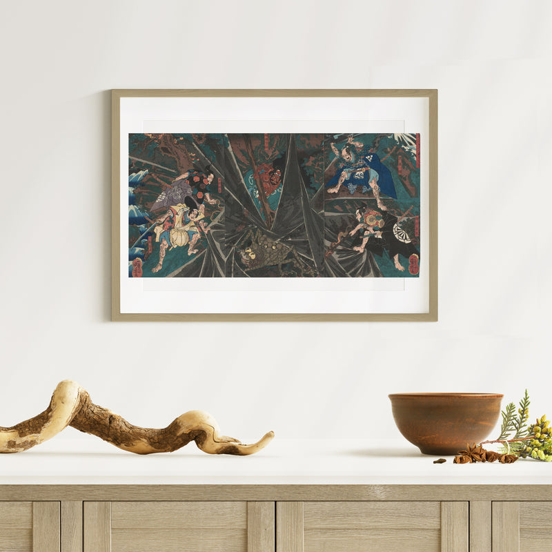 2nd image: Japanese Ukiyo-e Art Poster Ukiyo-e Giclée - Utagawa Kuniyoshi , - | 50345-001