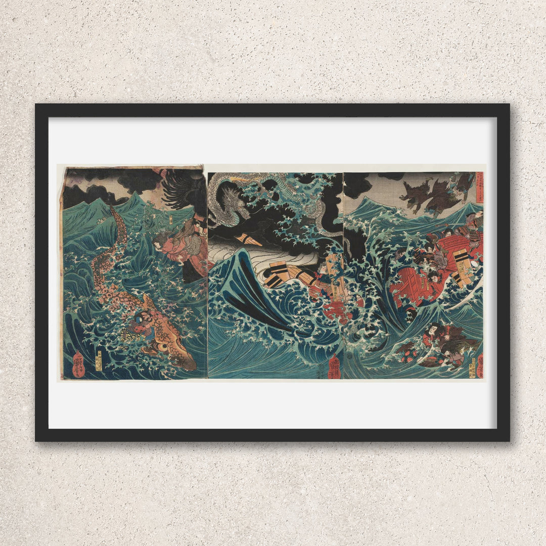 Main image: Japanese Ukiyo-e Art Poster Ukiyo-e Giclée - Utagawa Kuniyoshi , - | 50346-001