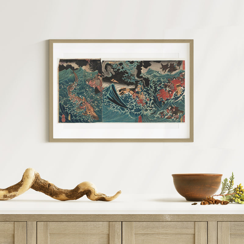 2nd image: Japanese Ukiyo-e Art Poster Ukiyo-e Giclée - Utagawa Kuniyoshi , - | 50346-001