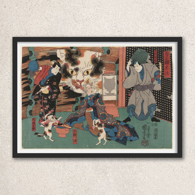 Main image: Japanese Ukiyo-e Art Poster Ukiyo-e Giclée - Utagawa Kuniyoshi , - | 50352-001