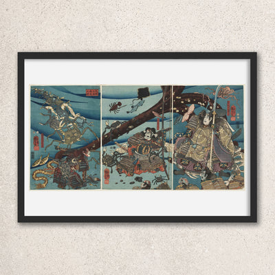 Main image: Japanese Ukiyo-e Art Poster Ukiyo-e Giclée - Utagawa Kuniyoshi , - | 50363-001