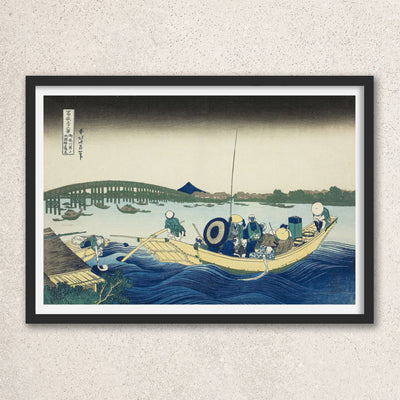 Main image: Japanese Ukiyo-e Art Poster Ukiyo-e Giclée - Katsushika Hokusai , - | 50393-001