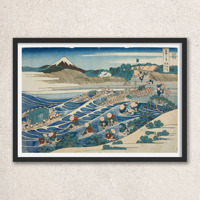 Main image: Japanese Ukiyo-e Art Poster Ukiyo-e Giclée - Katsushika Hokusai , - | 50410-001