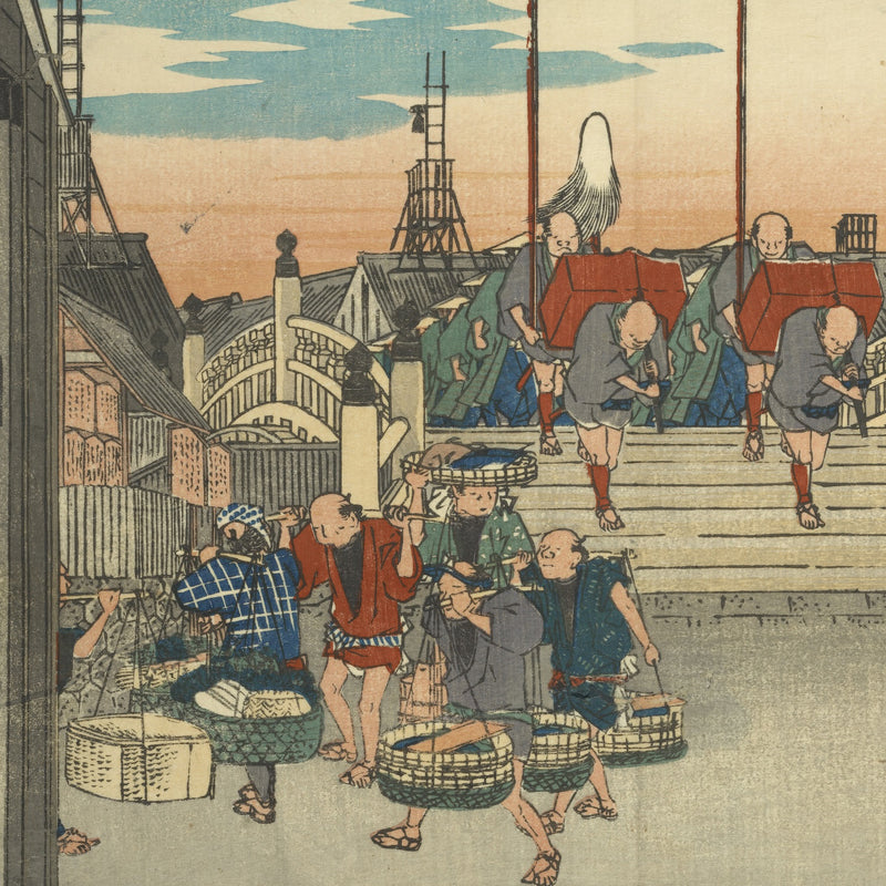 5th image: Japanese Ukiyo-e Art Poster Ukiyo-e Giclée - Utagawa Hiroshige , - | 50415-001