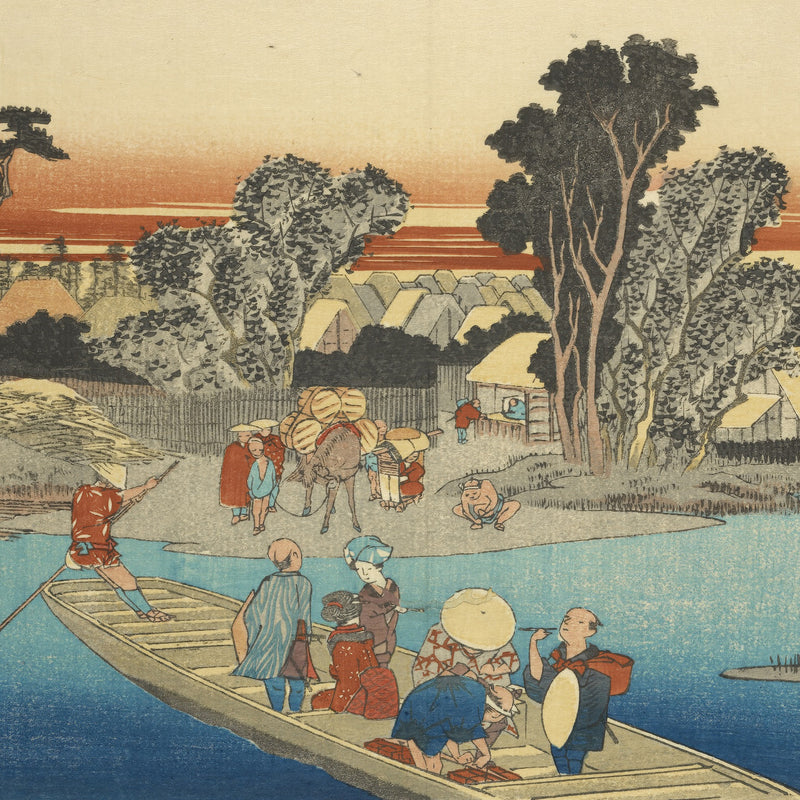 5th image: Japanese Ukiyo-e Art Poster Ukiyo-e Giclée - Utagawa Hiroshige , - | 50417-001