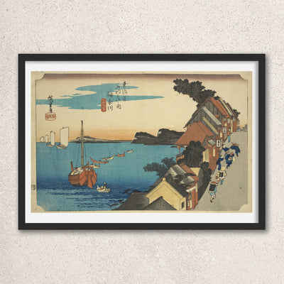 Main image: Japanese Ukiyo-e Art Poster Ukiyo-e Giclée - Utagawa Hiroshige , - | 50418-001