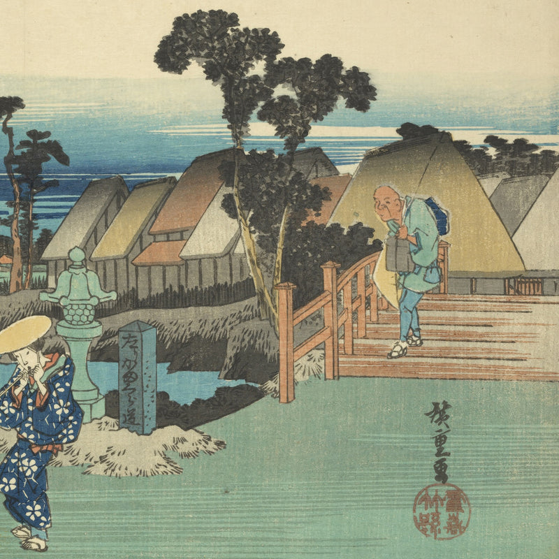 6th image: Japanese Ukiyo-e Art Poster Ukiyo-e Giclée - Utagawa Hiroshige , - | 50420-001