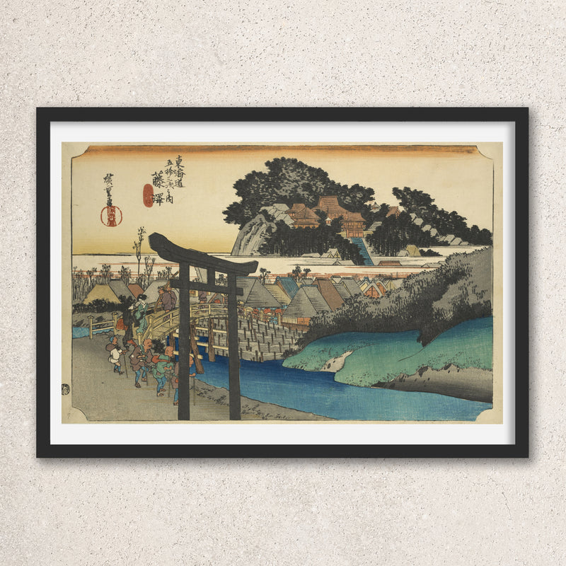 Main image: Japanese Ukiyo-e Art Poster Ukiyo-e Giclée - Utagawa Hiroshige , - | 50421-001