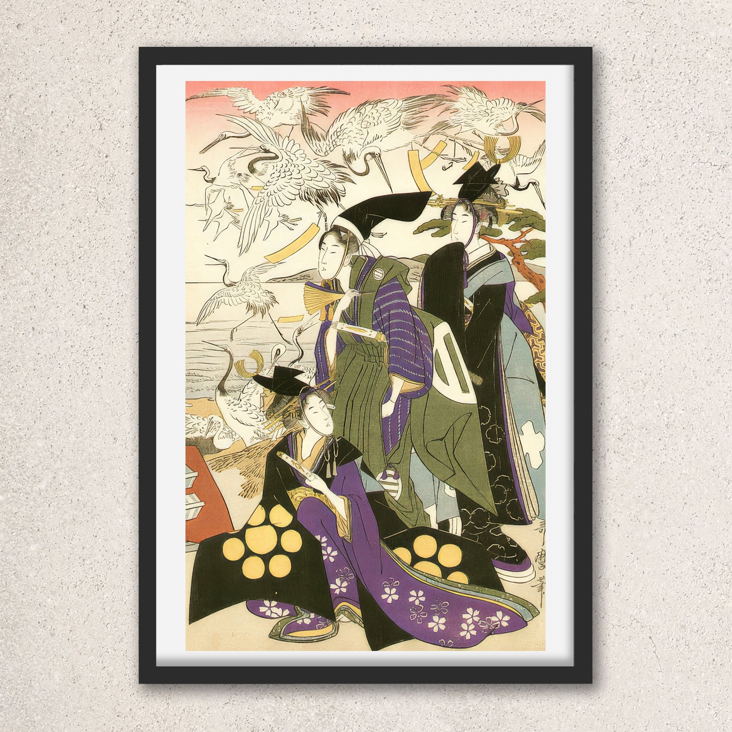 Main image: Japanese Ukiyo-e Art Poster Ukiyo-e Giclée - Kitagawa Utamaro , - | 50425-001