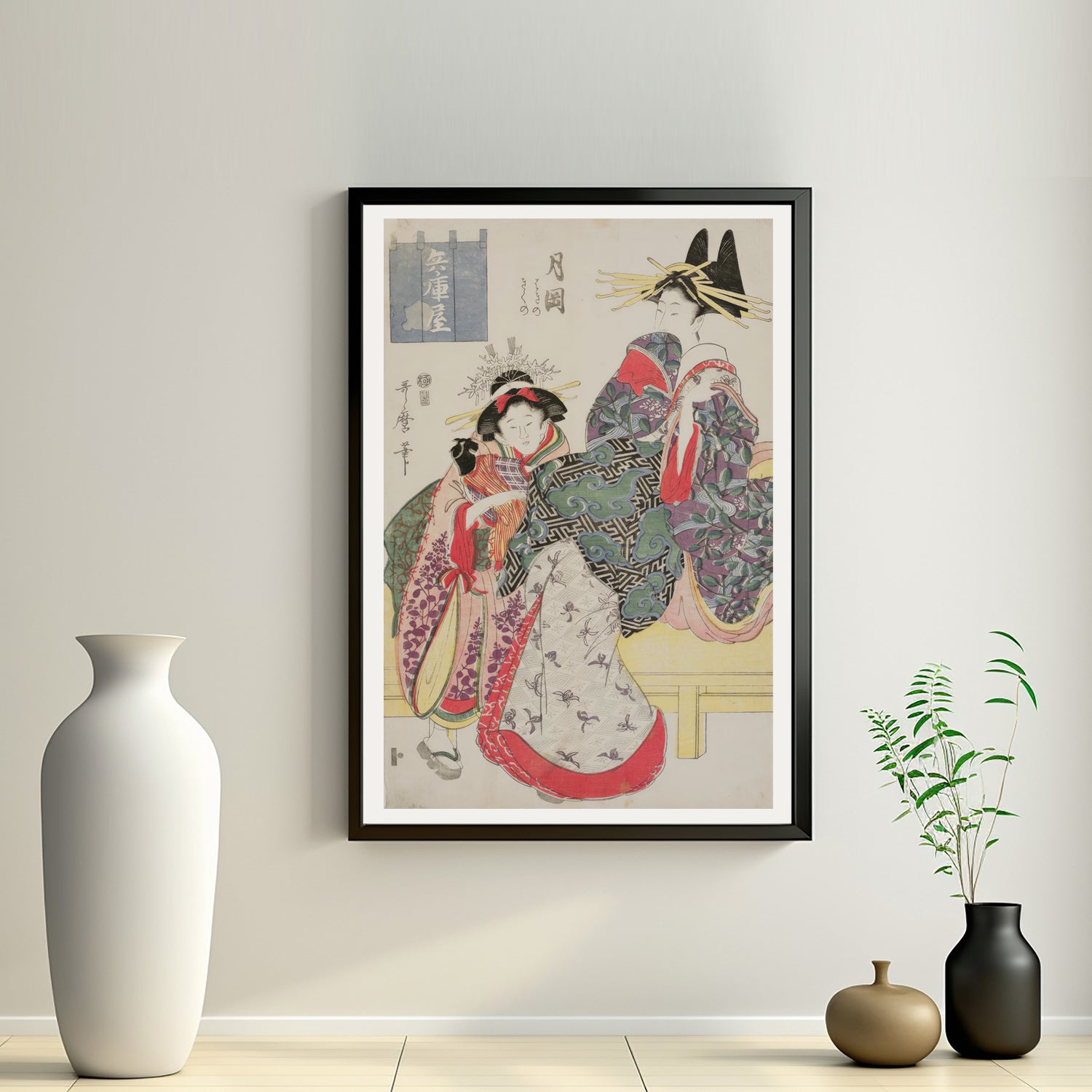 2nd image: Japanese Ukiyo-e Art Poster Ukiyo-e Giclée - Kitagawa Utamaro , - | 50426-001
