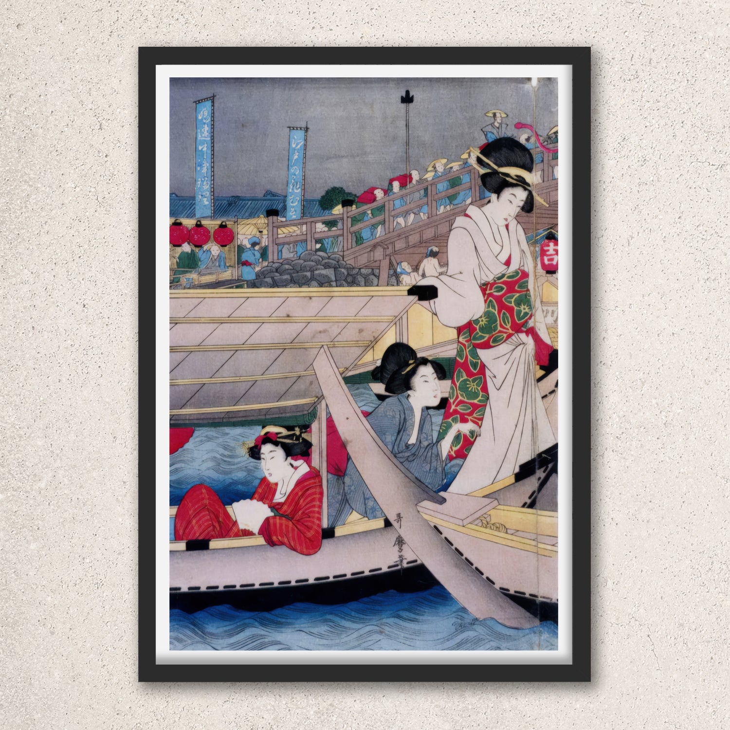 Main image: Japanese Ukiyo-e Art Poster Ukiyo-e Giclée - Kitagawa Utamaro , - | 50429-001