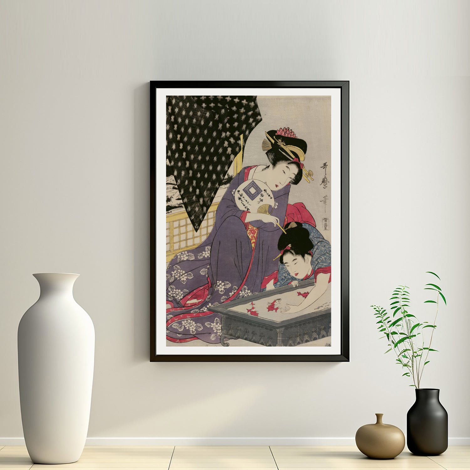 2nd image: Japanese Ukiyo-e Art Poster Ukiyo-e Giclée - Kitagawa Utamaro , - | 50433-001