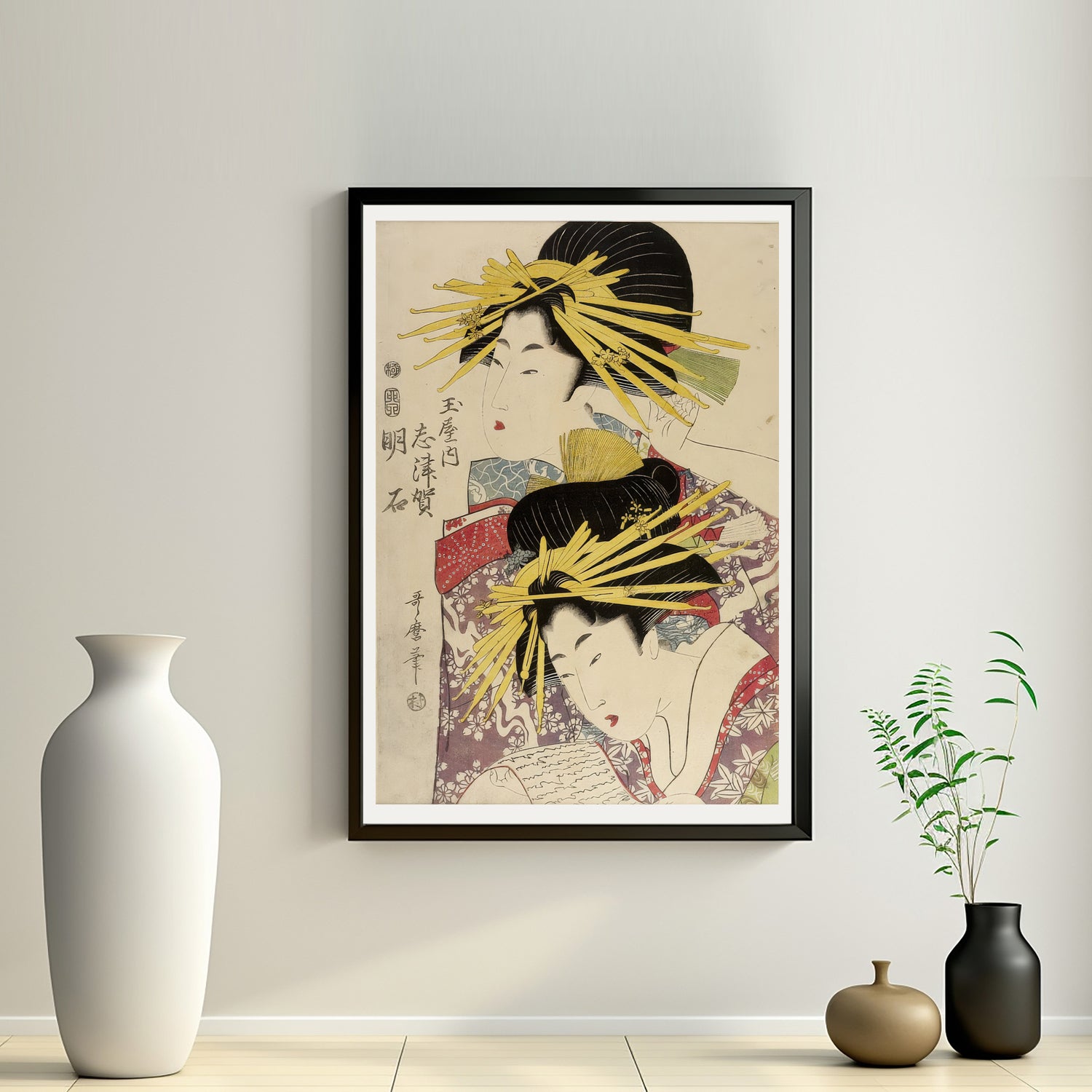 2nd image: Japanese Ukiyo-e Art Poster Ukiyo-e Giclée - Kitagawa Utamaro , - | 50435-001