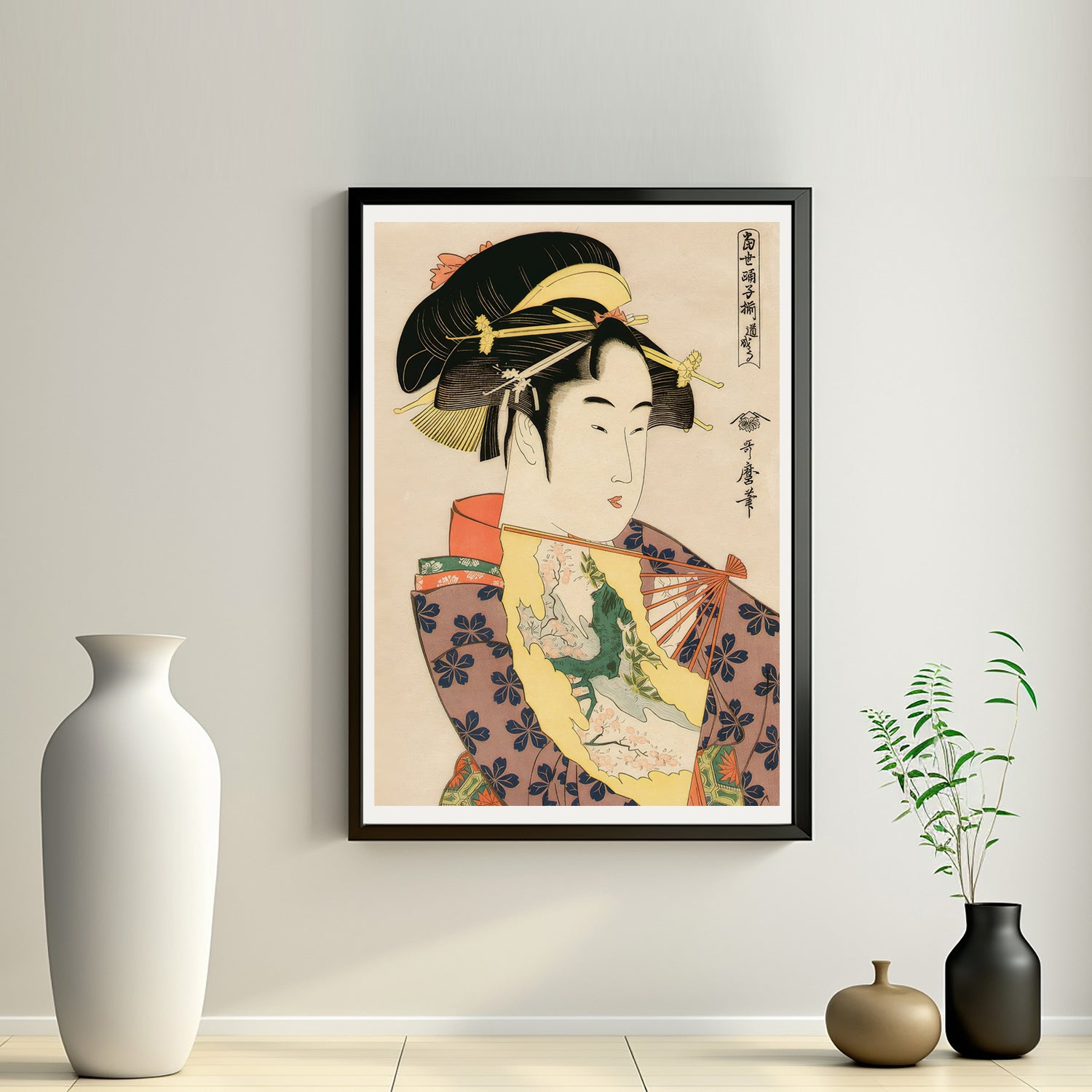 2nd image: Japanese Ukiyo-e Art Poster Ukiyo-e Giclée - Kitagawa Utamaro , - | 50436-001
