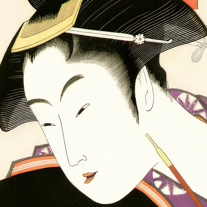 5th image: Japanese Ukiyo-e Art Poster Ukiyo-e Giclée - Kitagawa Utamaro , - | 50437-001