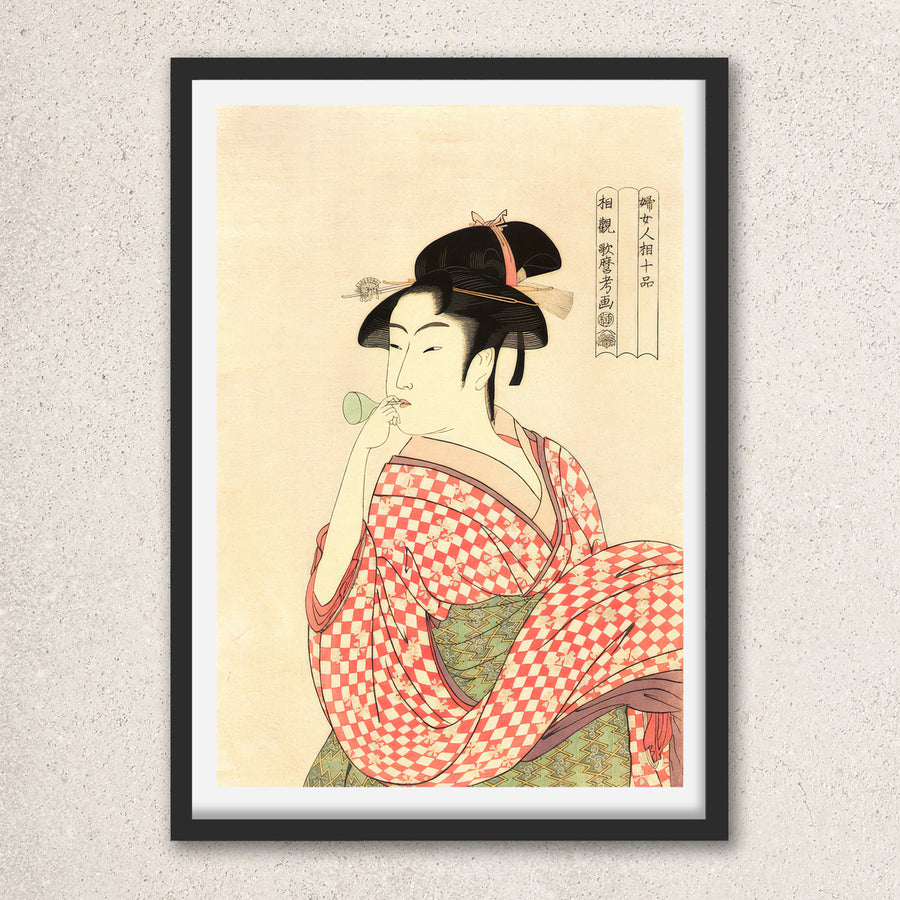 Main image: Japanese Ukiyo-e Art Poster Ukiyo-e Giclée - Kitagawa Utamaro , - | 50438-001