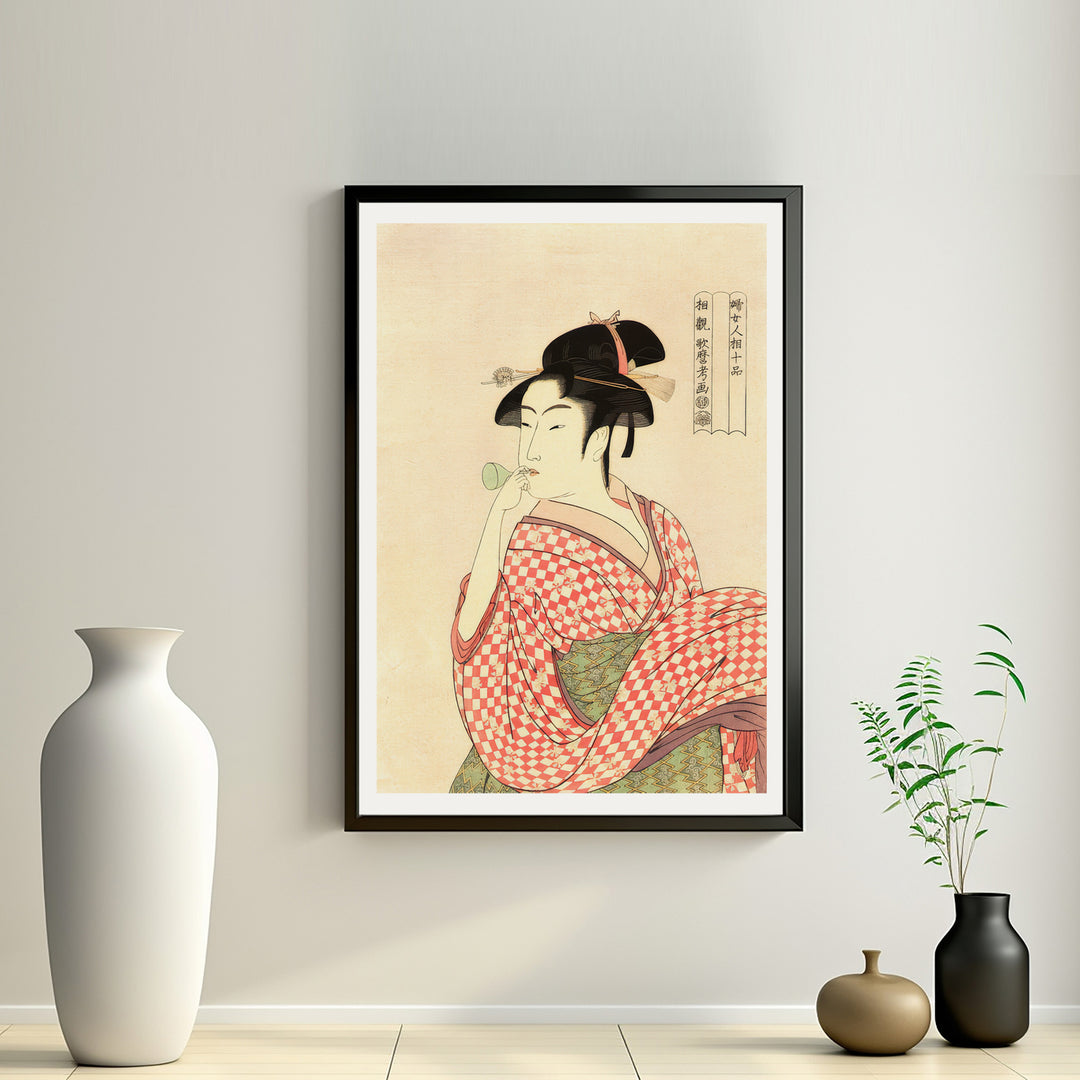 2nd image: Japanese Ukiyo-e Art Poster Ukiyo-e Giclée - Kitagawa Utamaro , - | 50438-001