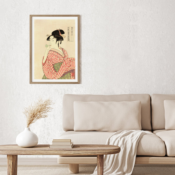 3nd image: Japanese Ukiyo-e Art Poster Ukiyo-e Giclée - Kitagawa Utamaro , - | 50438-001