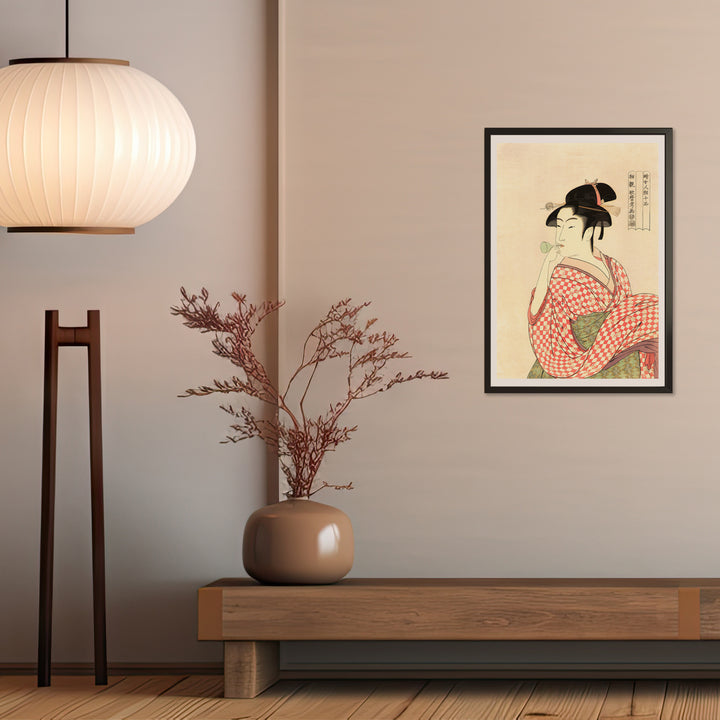 4th image: Japanese Ukiyo-e Art Poster Ukiyo-e Giclée - Kitagawa Utamaro , - | 50438-001