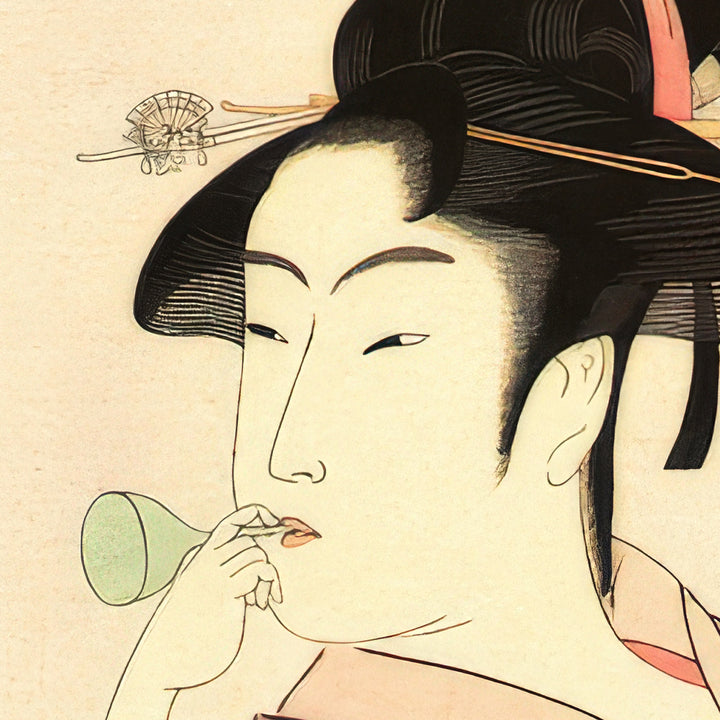 5th image: Japanese Ukiyo-e Art Poster Ukiyo-e Giclée - Kitagawa Utamaro , - | 50438-001