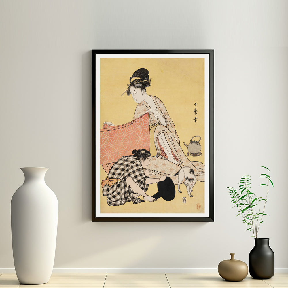 2nd image: Japanese Ukiyo-e Art Poster Ukiyo-e Giclée - Kitagawa Utamaro , - | 50439-001