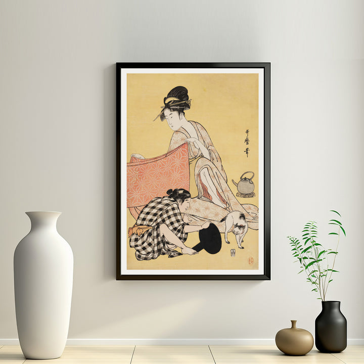 2nd image: Japanese Ukiyo-e Art Poster Ukiyo-e Giclée - Kitagawa Utamaro , - | 50439-001