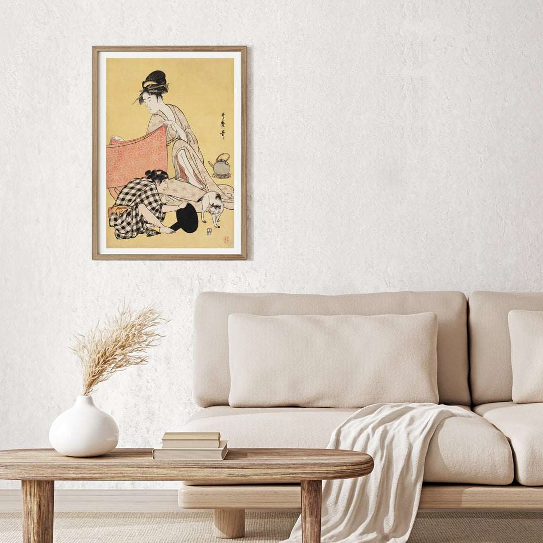 3nd image: Japanese Ukiyo-e Art Poster Ukiyo-e Giclée - Kitagawa Utamaro , - | 50439-001
