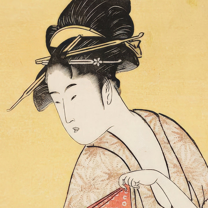 5th image: Japanese Ukiyo-e Art Poster Ukiyo-e Giclée - Kitagawa Utamaro , - | 50439-001