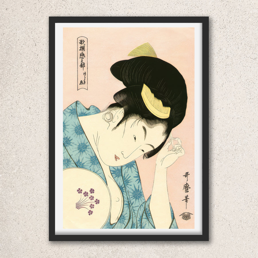 Main image: Japanese Ukiyo-e Art Poster Ukiyo-e Giclée - Kitagawa Utamaro , - | 50440-001