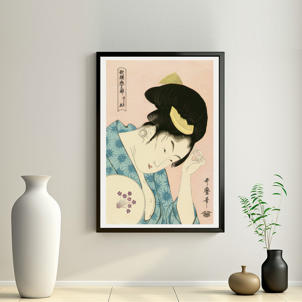 2nd image: Japanese Ukiyo-e Art Poster Ukiyo-e Giclée - Kitagawa Utamaro , - | 50440-001
