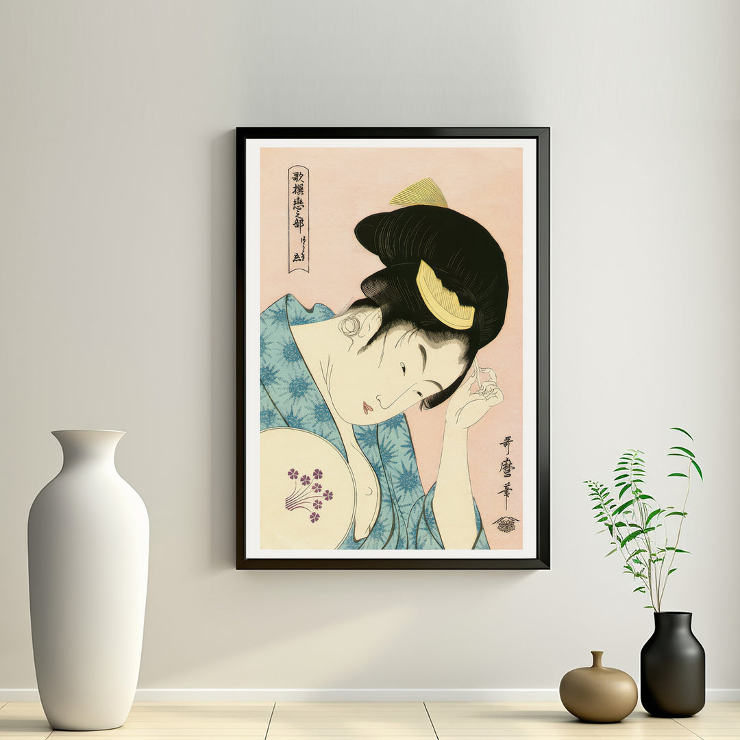 2nd image: Japanese Ukiyo-e Art Poster Ukiyo-e Giclée - Kitagawa Utamaro , - | 50440-001