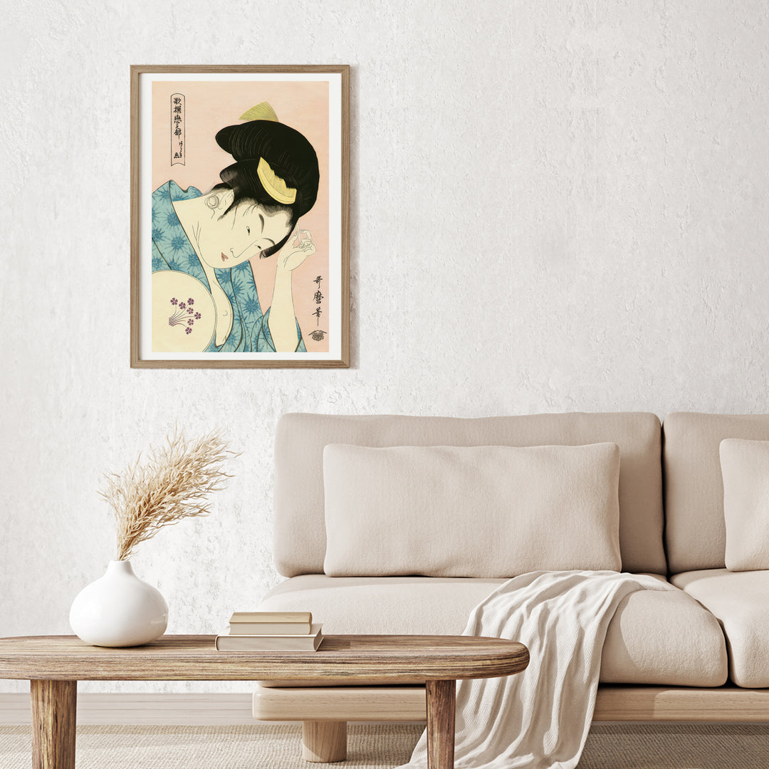 3nd image: Japanese Ukiyo-e Art Poster Ukiyo-e Giclée - Kitagawa Utamaro , - | 50440-001