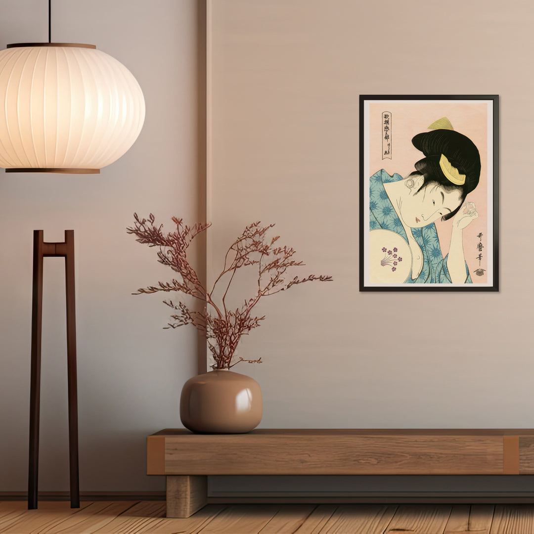 4th image: Japanese Ukiyo-e Art Poster Ukiyo-e Giclée - Kitagawa Utamaro , - | 50440-001
