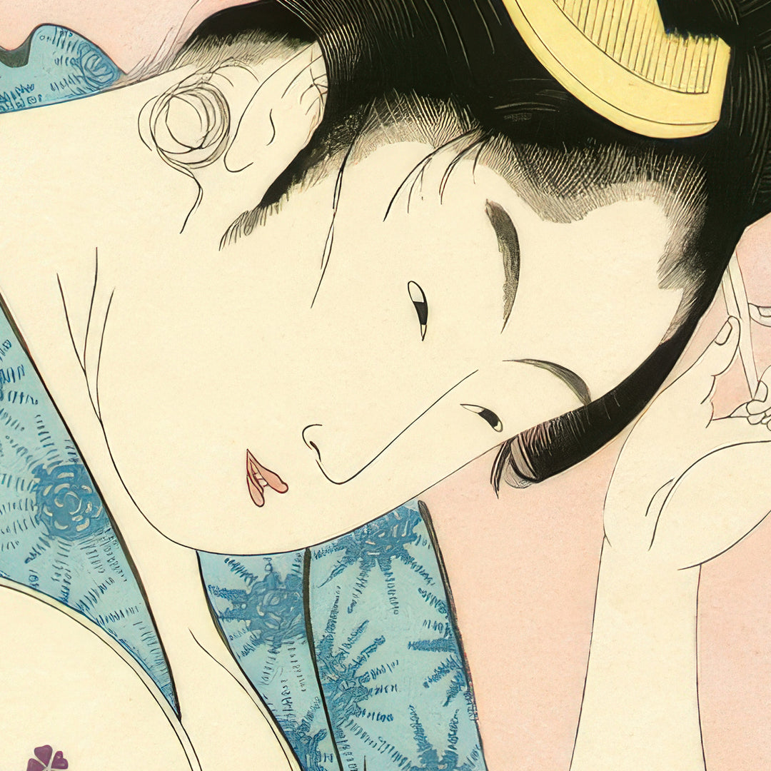5th image: Japanese Ukiyo-e Art Poster Ukiyo-e Giclée - Kitagawa Utamaro , - | 50440-001