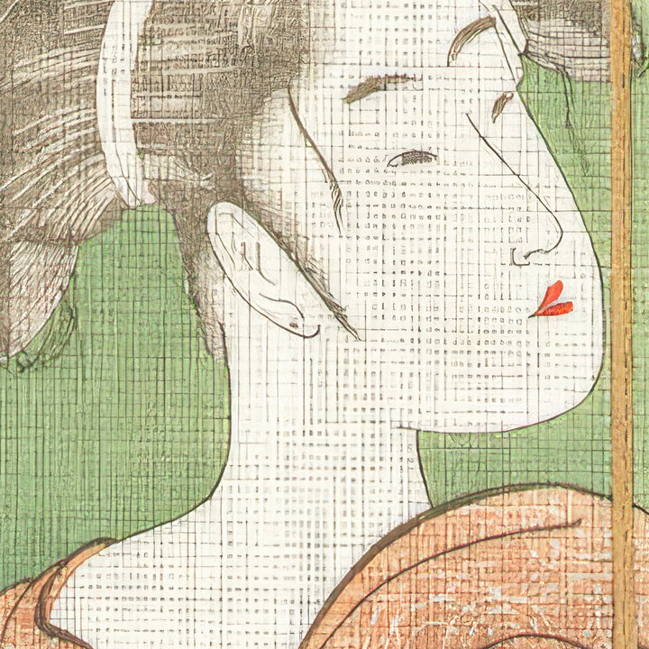6th image: Japanese Ukiyo-e Art Poster Ukiyo-e Giclée - Kitagawa Utamaro , - | 50441-001