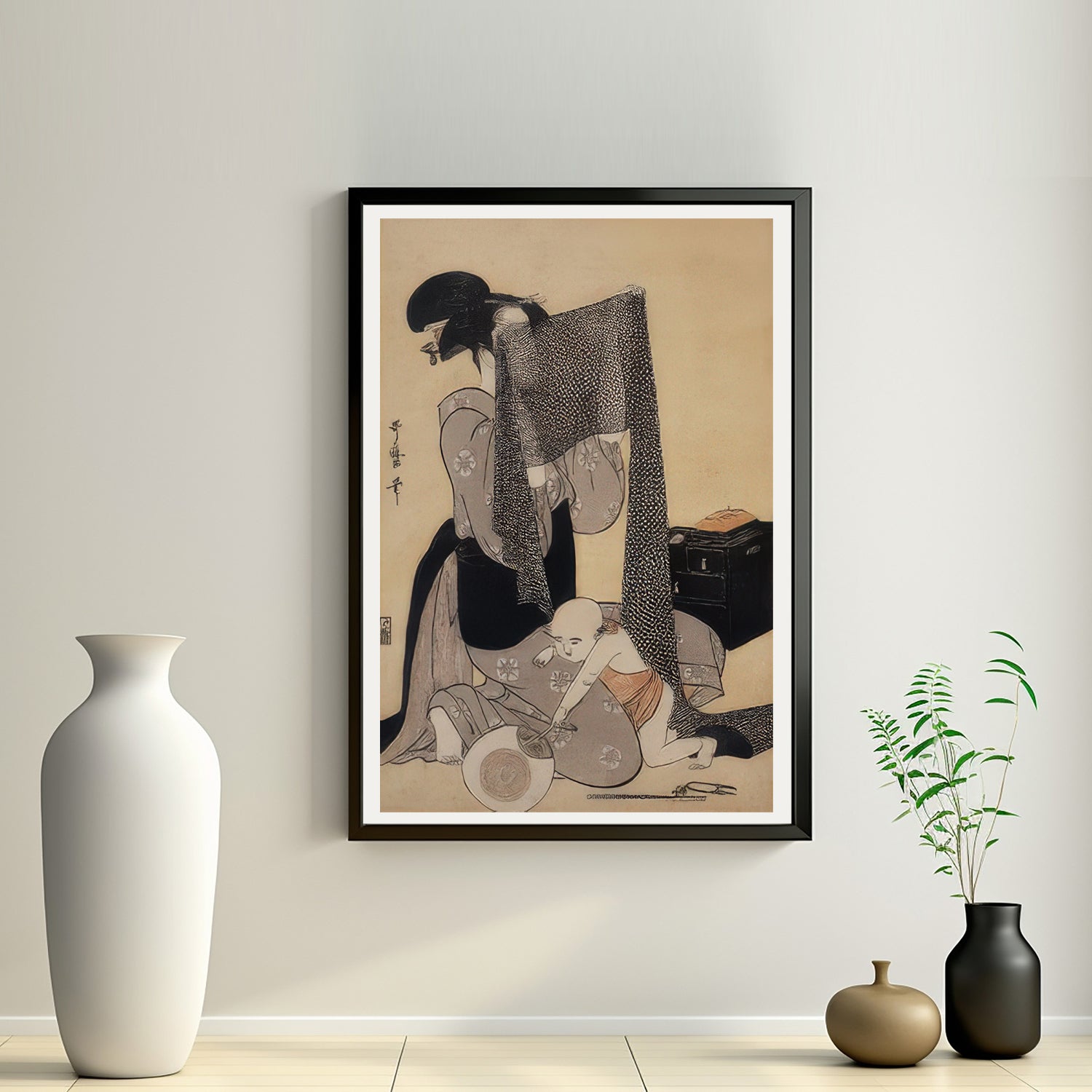 2nd image: Japanese Ukiyo-e Art Poster Ukiyo-e Giclée - Kitagawa Utamaro , - | 50442-001