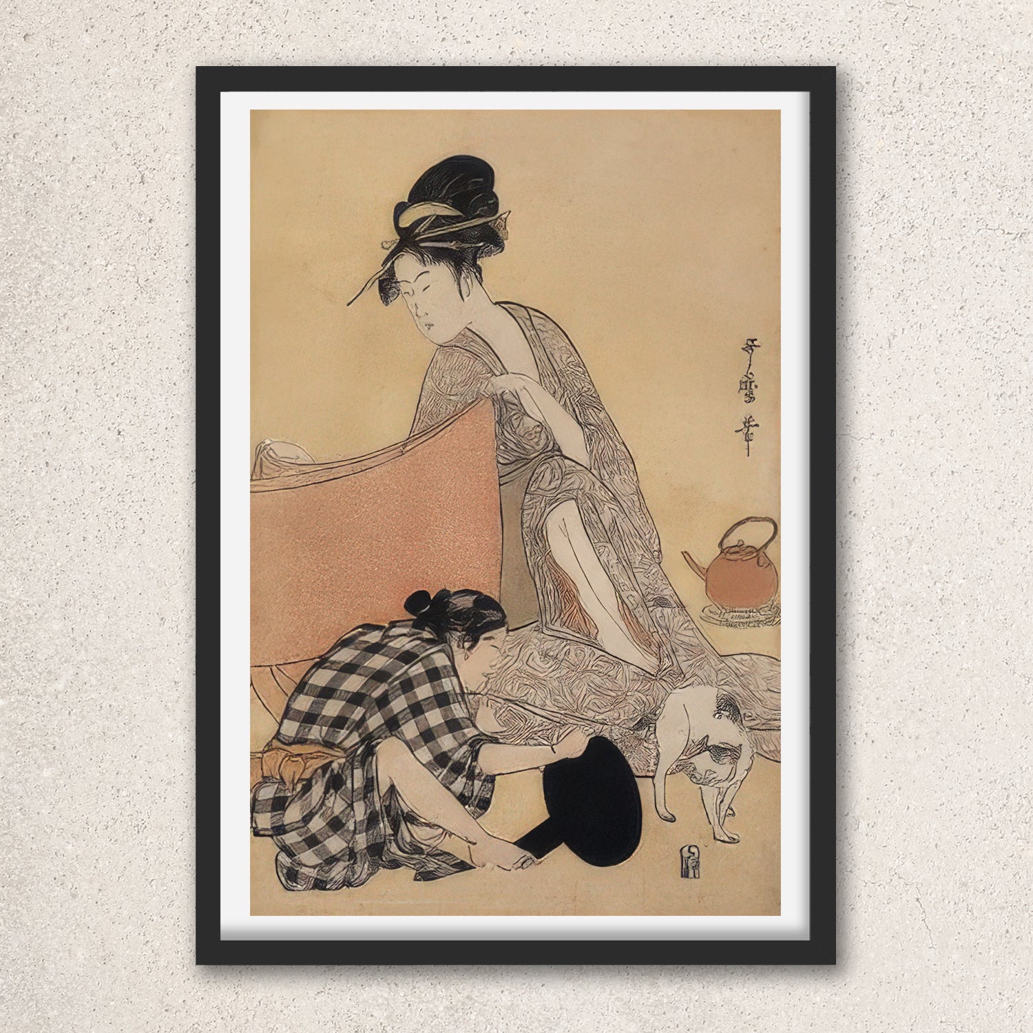 Main image: Japanese Ukiyo-e Art Poster Ukiyo-e Giclée - Kitagawa Utamaro , - | 50444-001