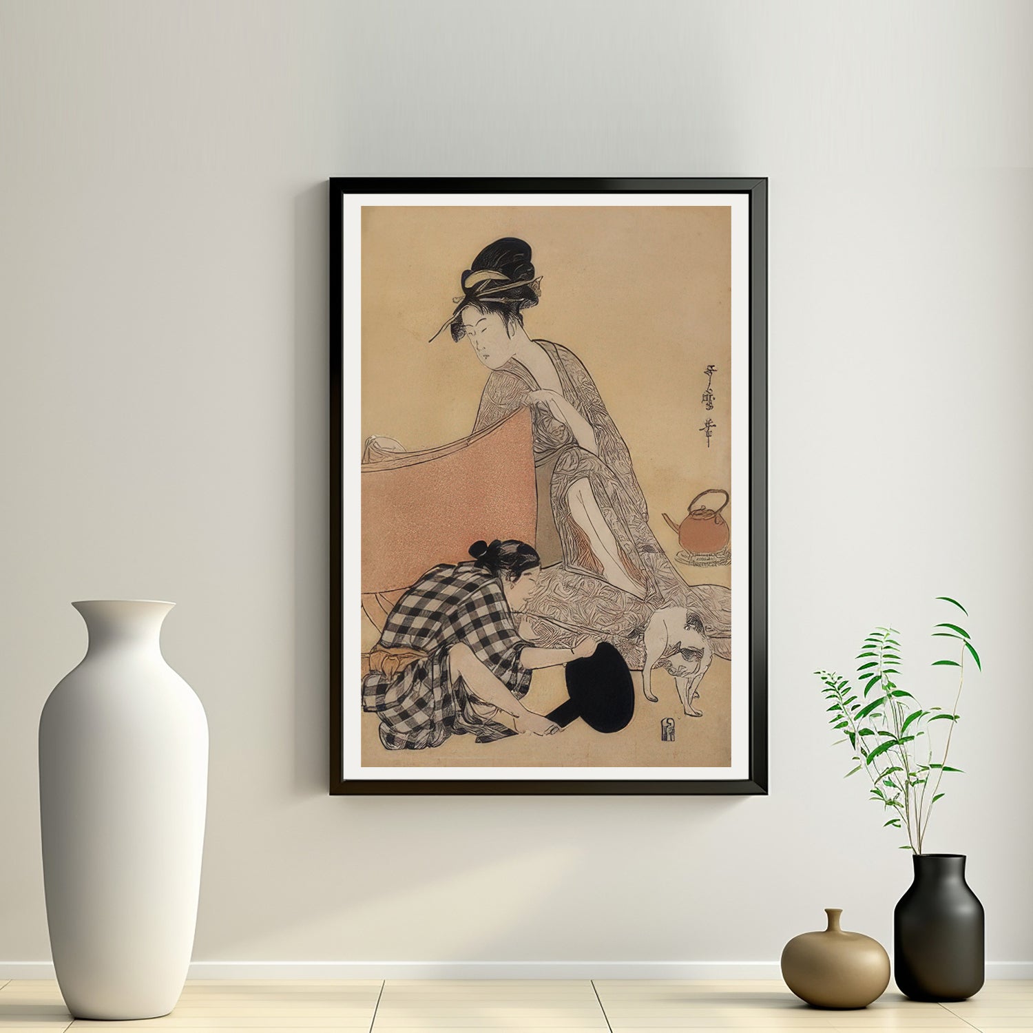 2nd image: Japanese Ukiyo-e Art Poster Ukiyo-e Giclée - Kitagawa Utamaro , - | 50444-001