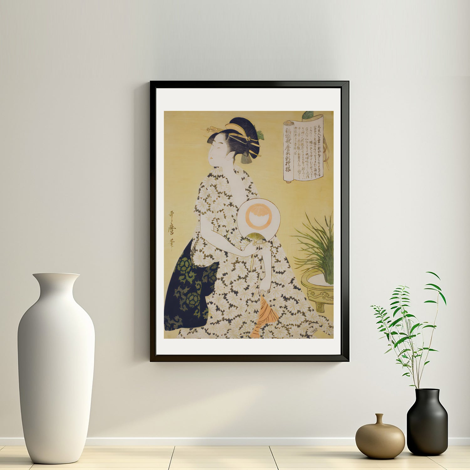 2nd image: Japanese Ukiyo-e Art Poster Ukiyo-e Giclée - Kitagawa Utamaro , - | 50445-001