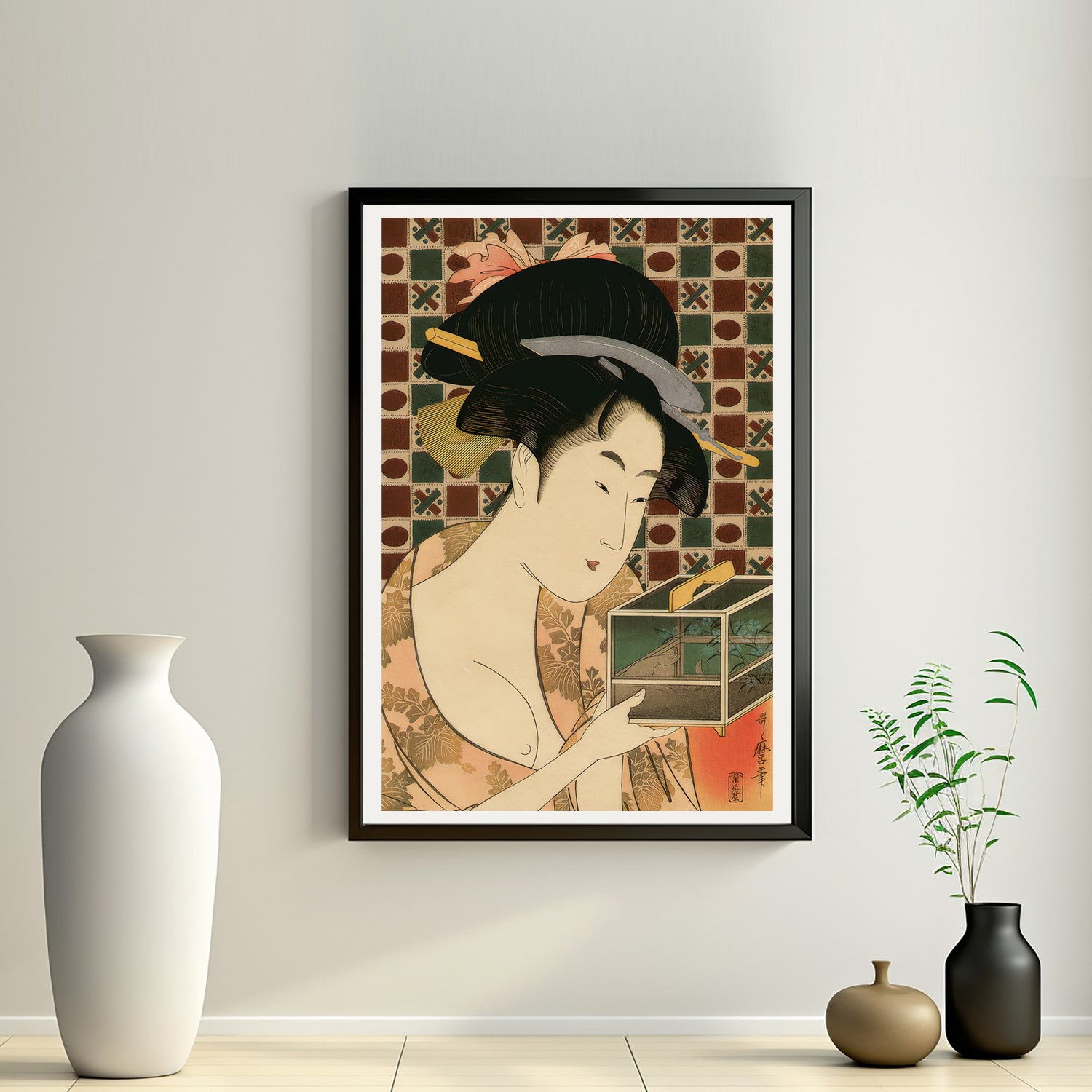 2nd image: Japanese Ukiyo-e Art Poster Ukiyo-e Giclée - Kitagawa Utamaro , - | 50447-001