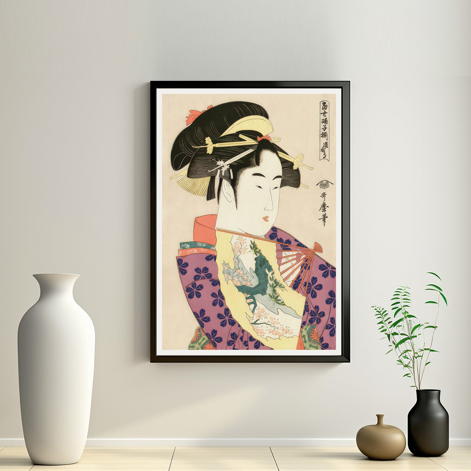 2nd image: Japanese Ukiyo-e Art Poster Ukiyo-e Giclée - Kitagawa Utamaro , - | 50449-001