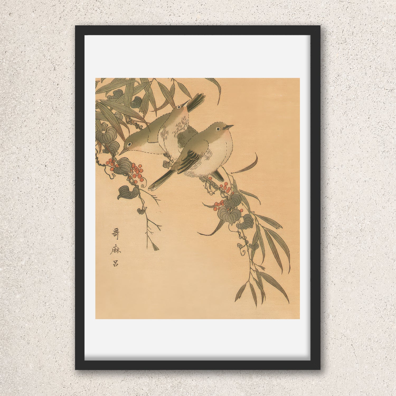 Main image: Japanese Ukiyo-e Art Poster Ukiyo-e Giclée - Kitagawa Utamaro , - | 50450-001