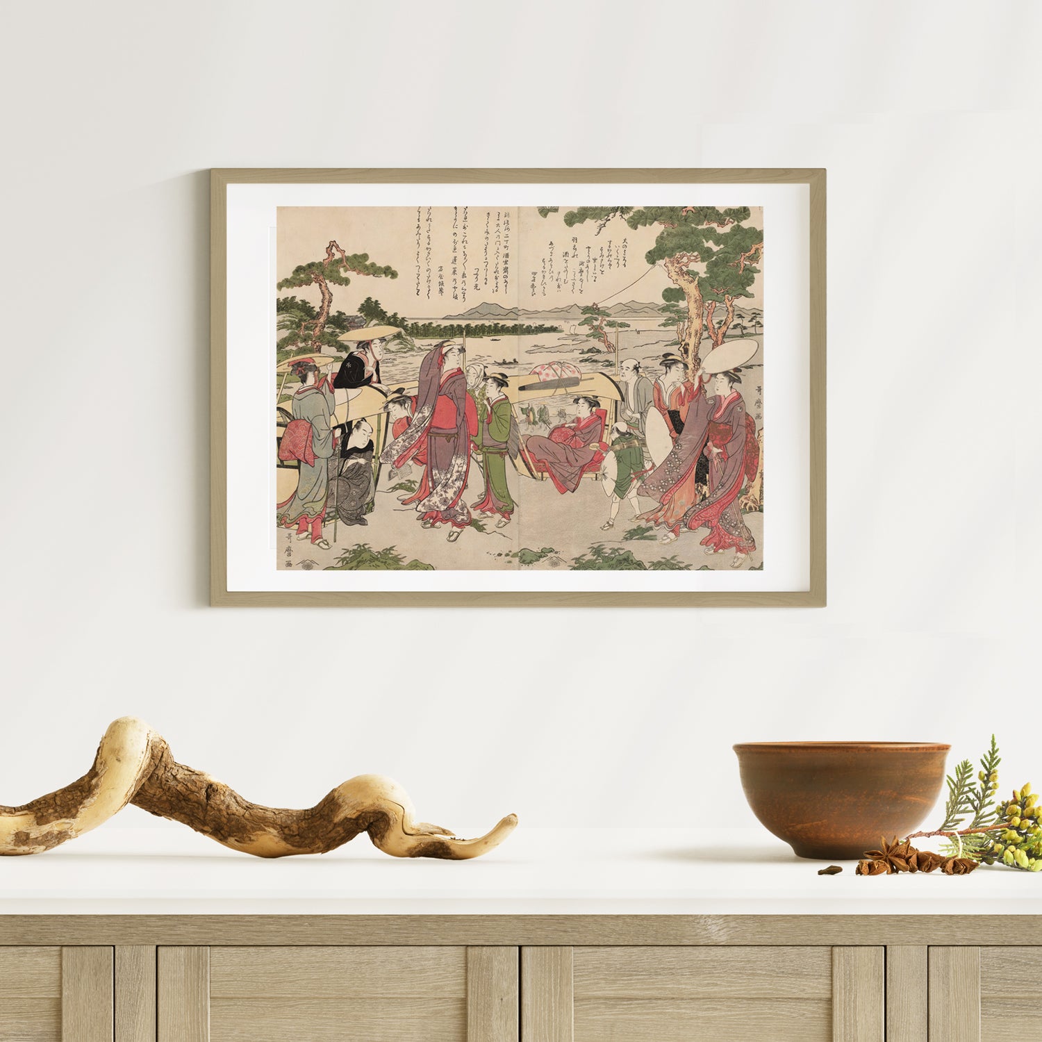 2nd image: Japanese Ukiyo-e Art Poster Ukiyo-e Giclée - Kitagawa Utamaro , ― | 50467-001